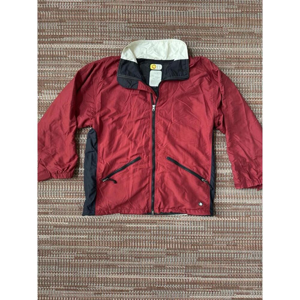 Burton Snowboards Biolight O Jacket Men’s Large Red Black White Zip VTG 90s